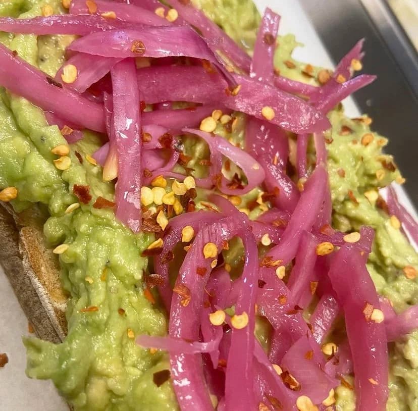 Breakfast Avocado Toast, Casual Cafe Food