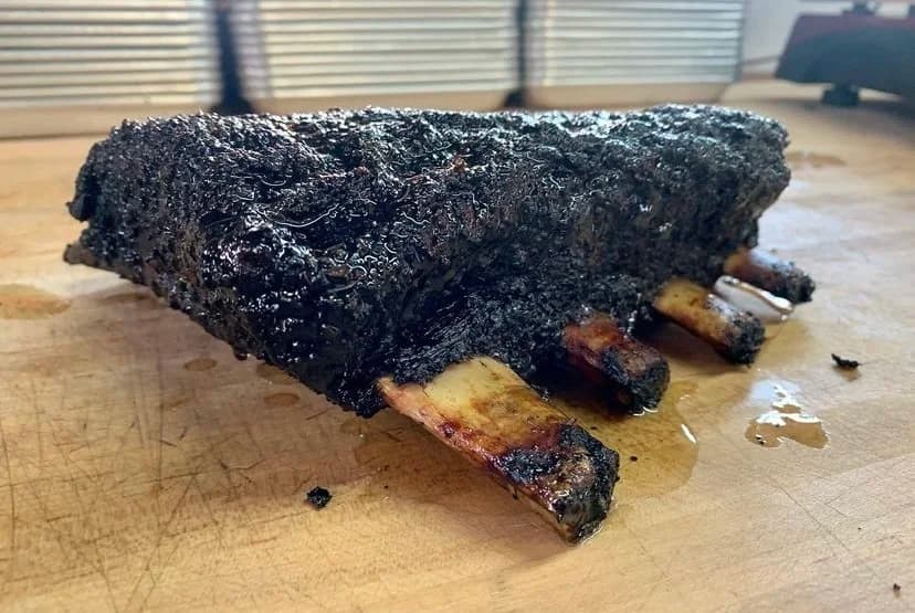 Texas Craft BBQ Smoked Beef Ribs, Slow Cooked