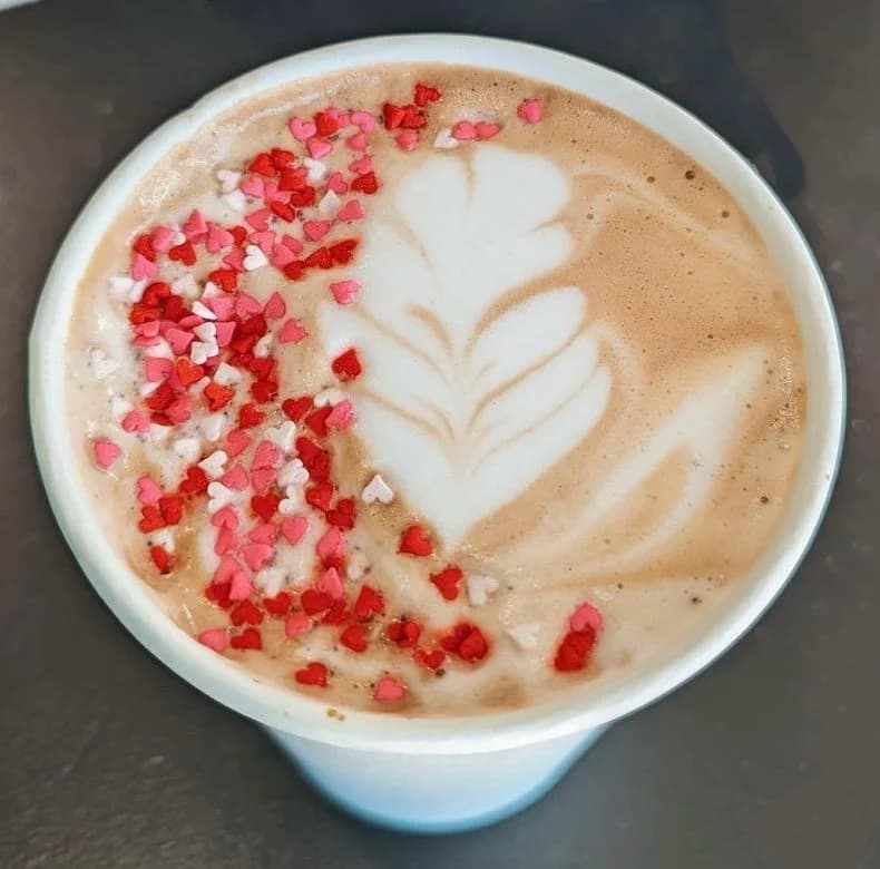 Cafe Latte Art on Specialty Latte